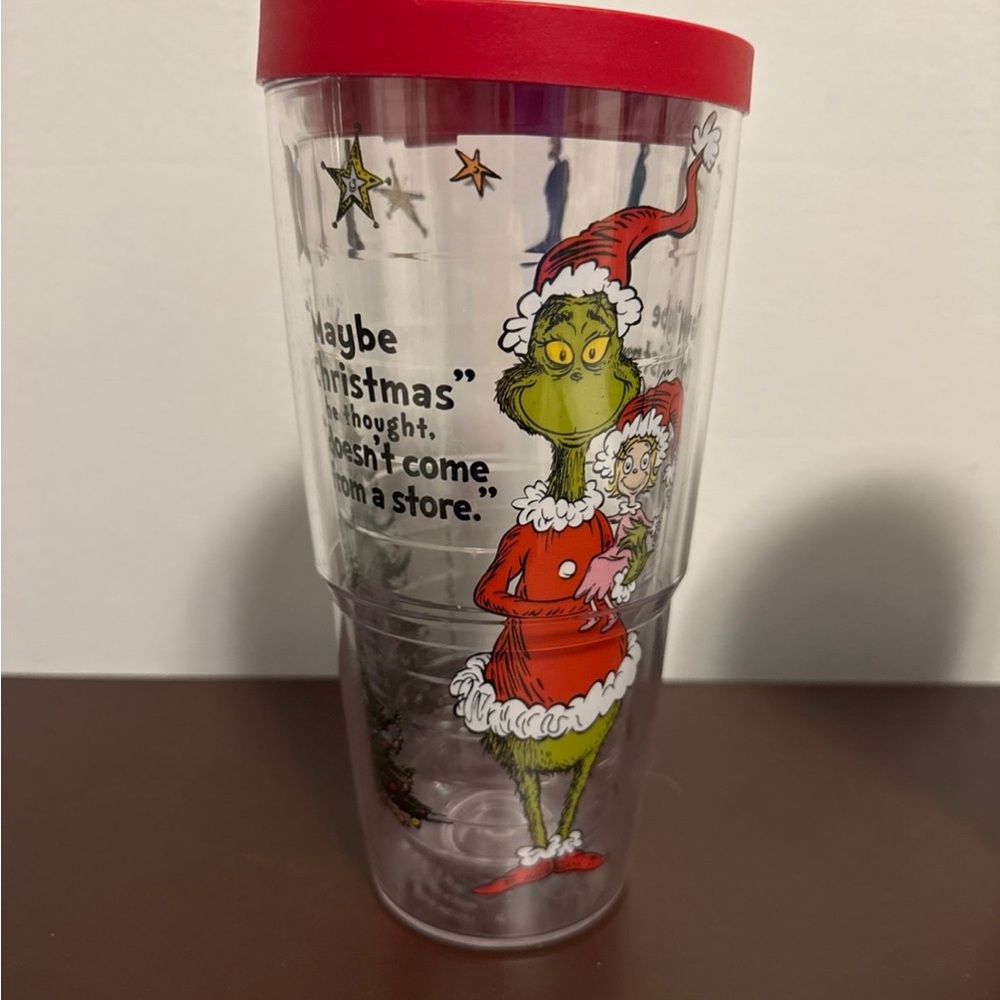 tervis Red Grinch Holiday Tumbler